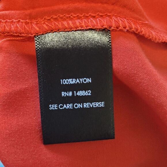 Torrid Rust Color 3/4 Sleeve Blouse - Picture 4 of 4